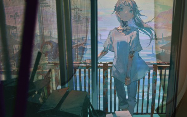 Anime Girl Cyborg HD Wallpaper | Background Image