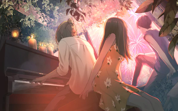 Anime friends HD Desktop Wallpaper | Background Image