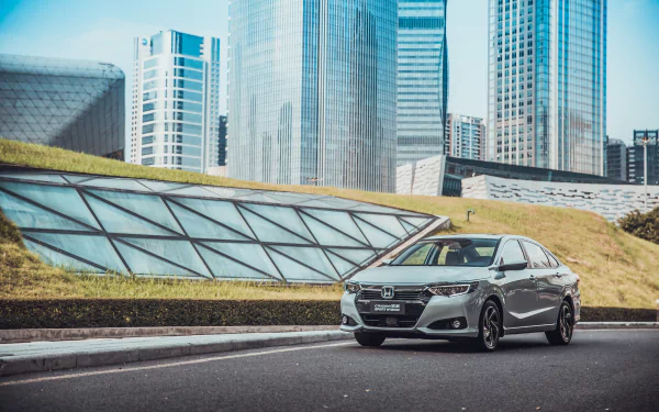 compact car vehicle Honda Crider Sport Hybrid HD Desktop Wallpaper | Background Image