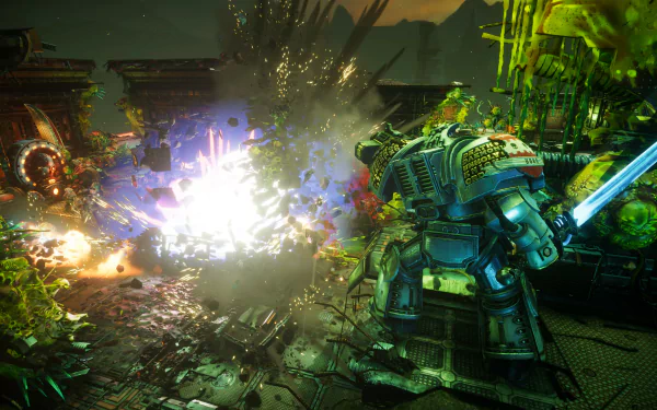 video game Warhammer 40,000: Chaos Gate - Daemonhunters HD Desktop Wallpaper | Background Image