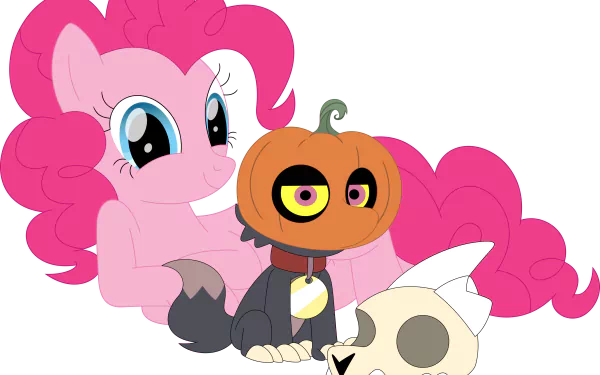 pumpkin King Clawthorne Pinkie Pie TV Show crossover HD Desktop Wallpaper | Background Image