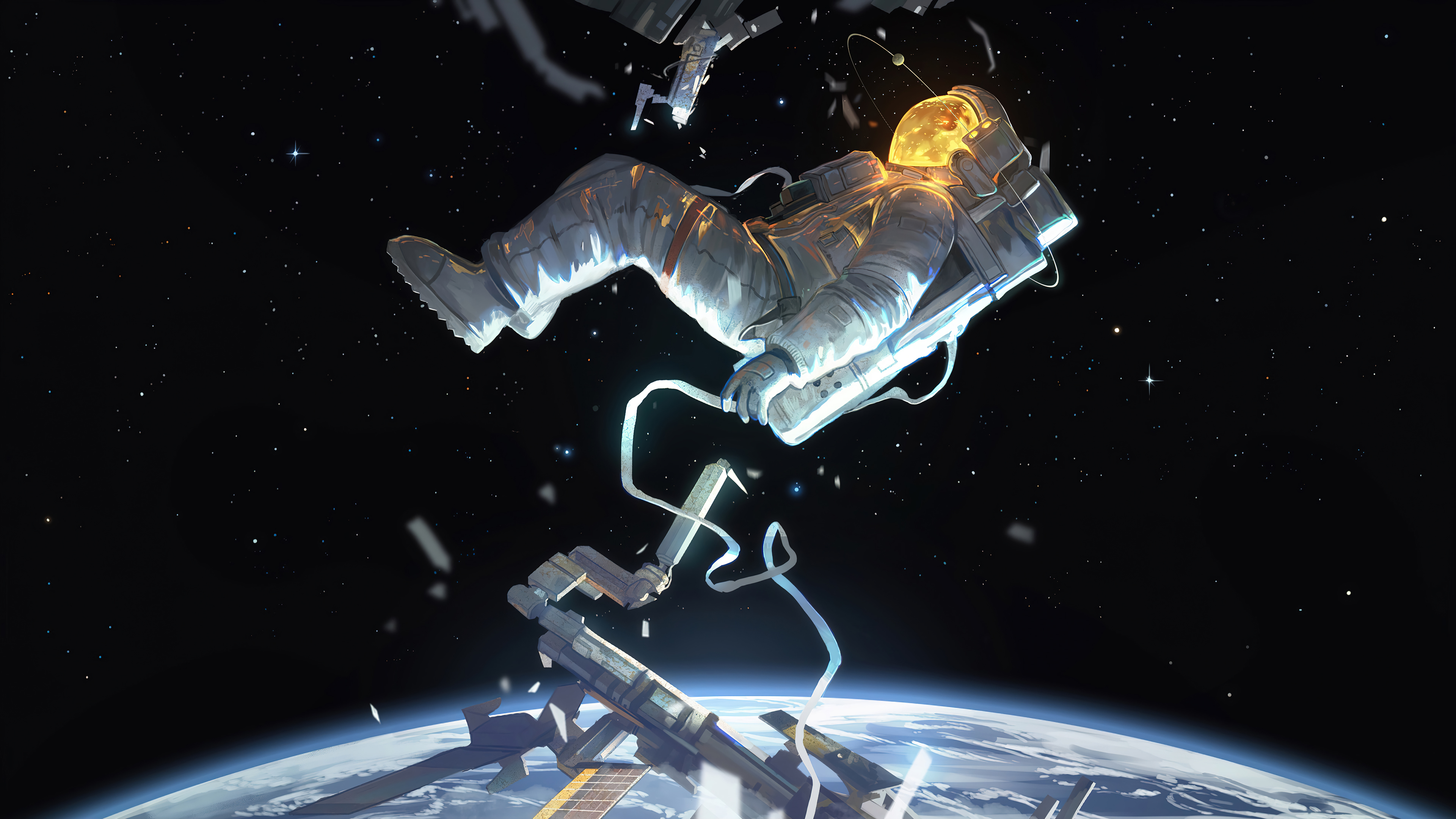 Download Sci Fi Astronaut 4k Ultra HD Wallpaper