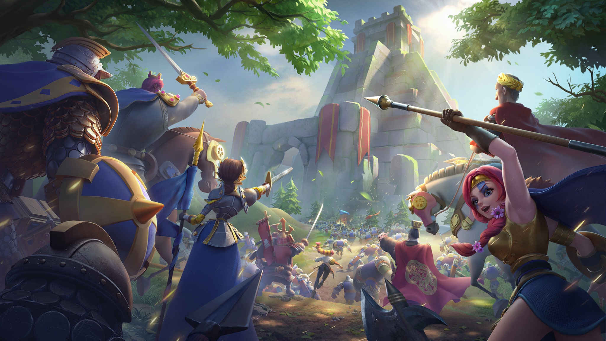 Videogioco Rise of Kingdoms HD Wallpaper Sfondo. 