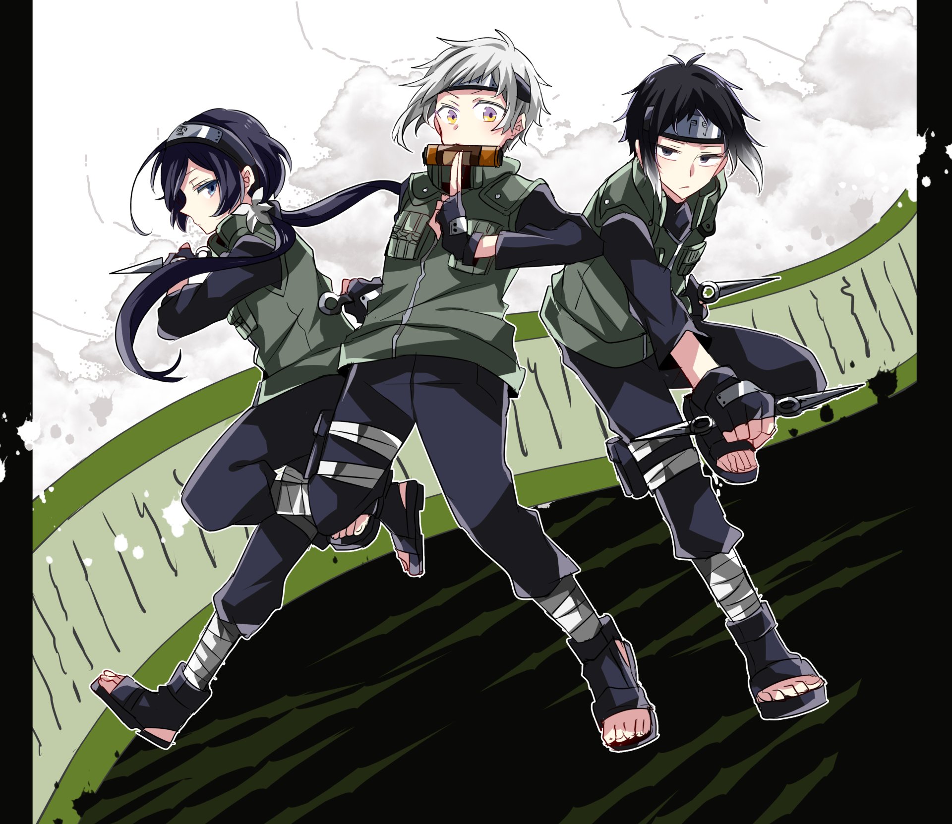 Download Atsushi Nakajima Kyōka Izumi Ryūnosuke Akutagawa Anime Bungou Stray Dogs HD Wallpaper