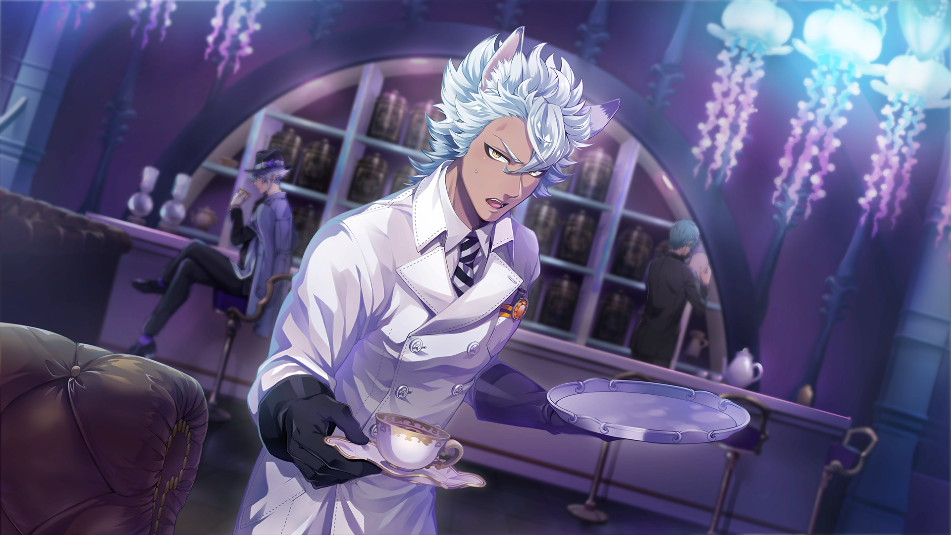 Download Jade Leech Jack Howl Azul Ashengrotto Video Game Twisted Wonderland HD Wallpaper