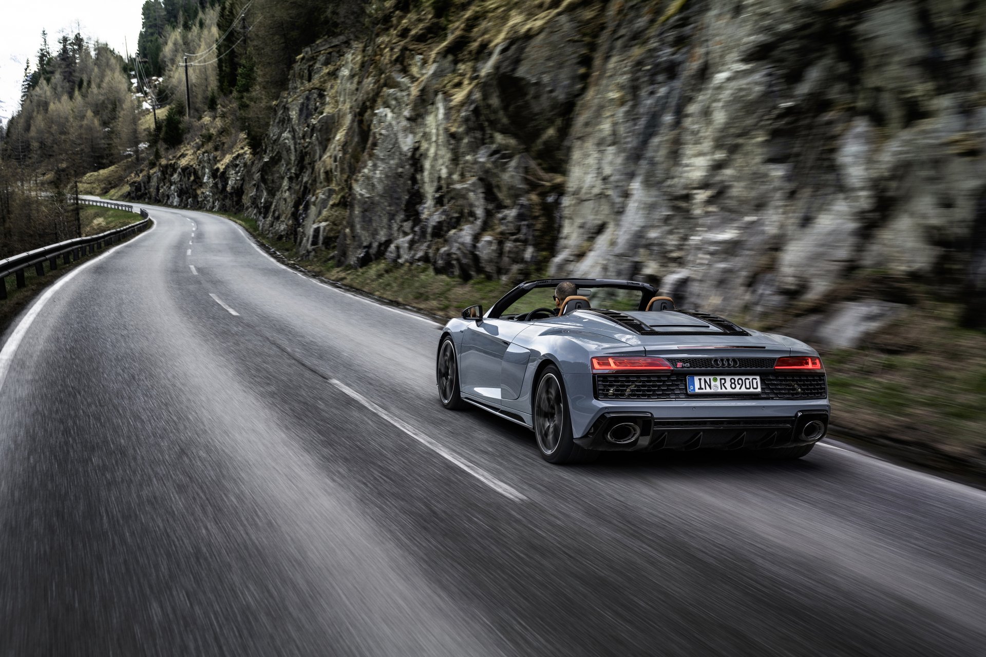 Download Grand Tourer Vehicle Audi R8 GT Spyder 4k Ultra HD Wallpaper