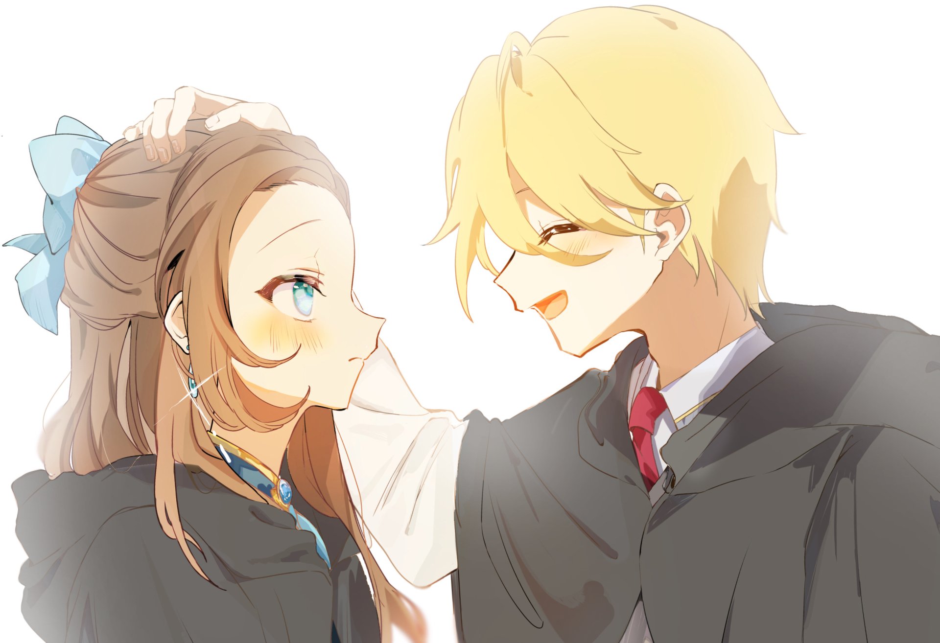 Download Catarina Claes Gerald Stuart Anime My Next Life As A Villainess: All Routes Lead To Doom! HD Wallpaper