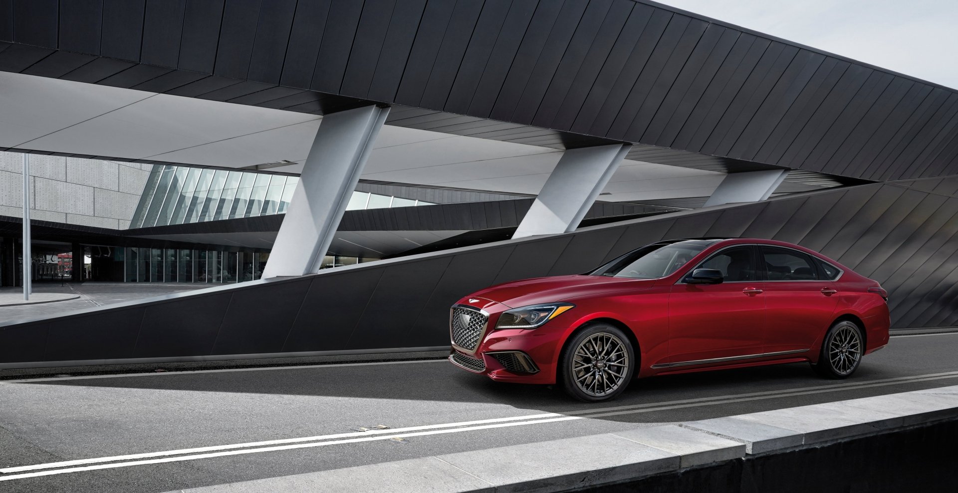 Download Vehicle Genesis G80 HD Wallpaper
