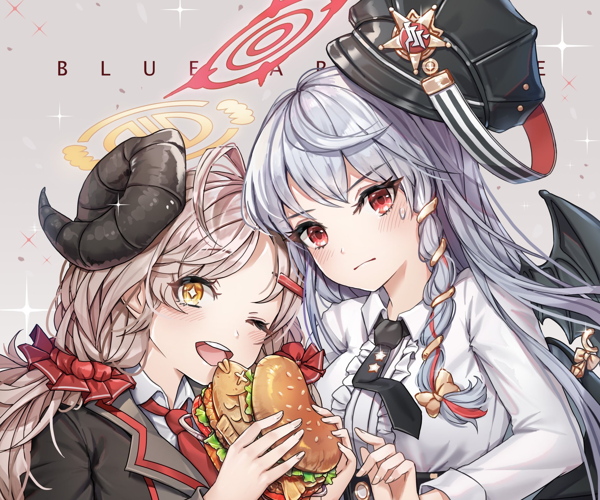 Download Shishidou Izumi Kurodate Haruna Video Game Blue Archive 4k Ultra HD Wallpaper