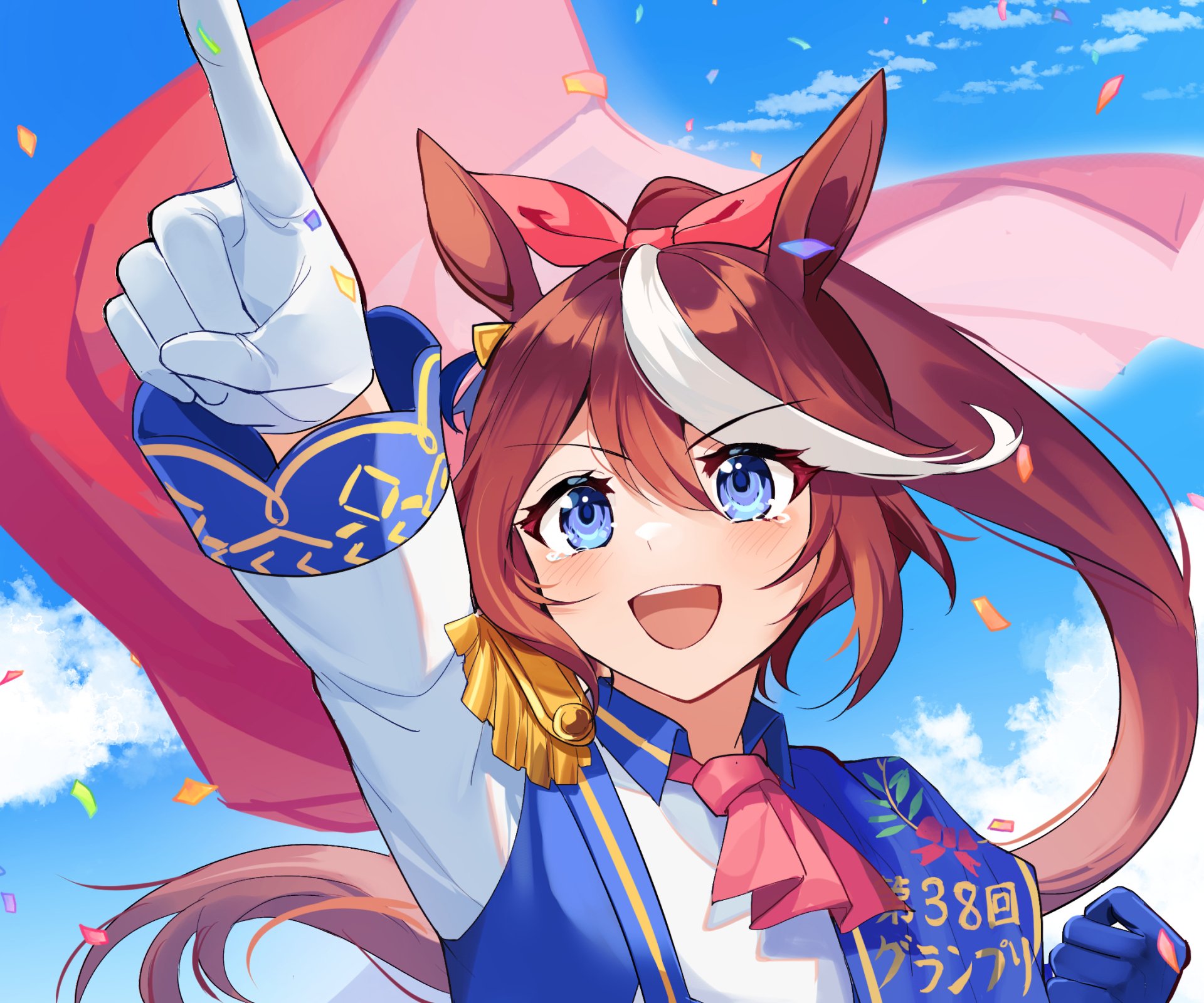 Download Tokai Teio Anime Uma Musume: Pretty Derby HD Wallpaper