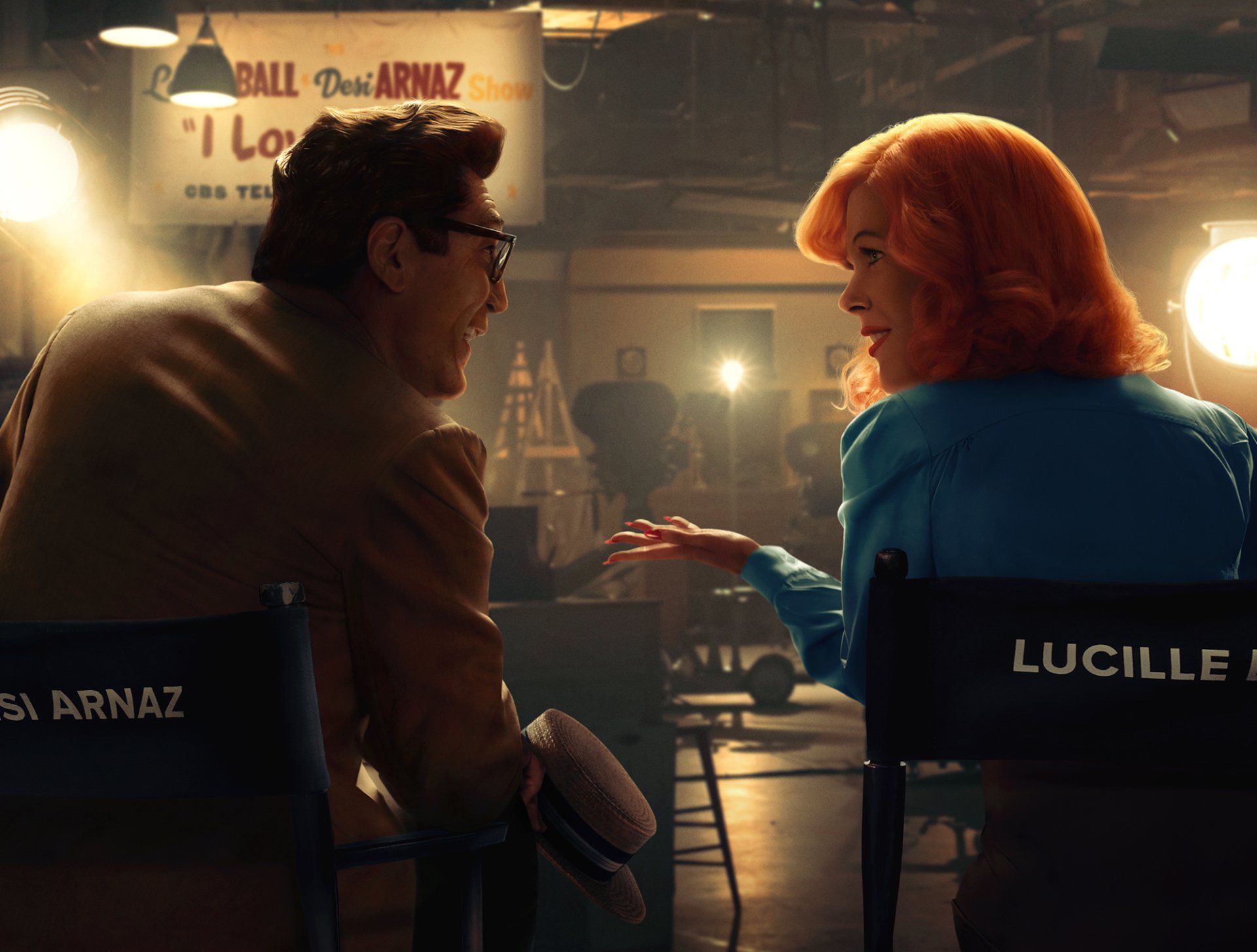 Download Nicole Kidman Javier Bardem Movie Being The Ricardos HD Wallpaper
