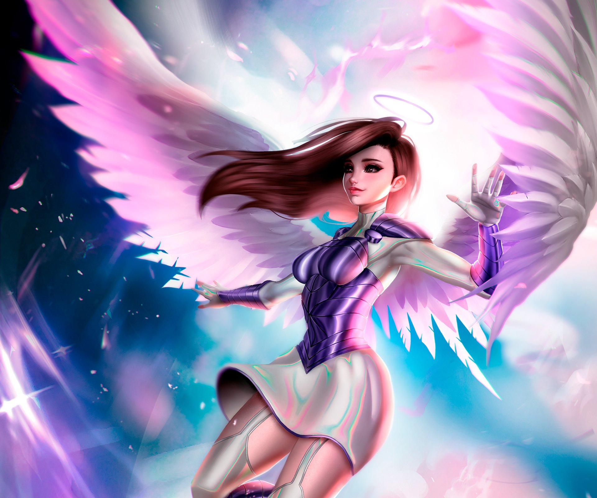 Download Wings Fantasy Angel HD Wallpaper