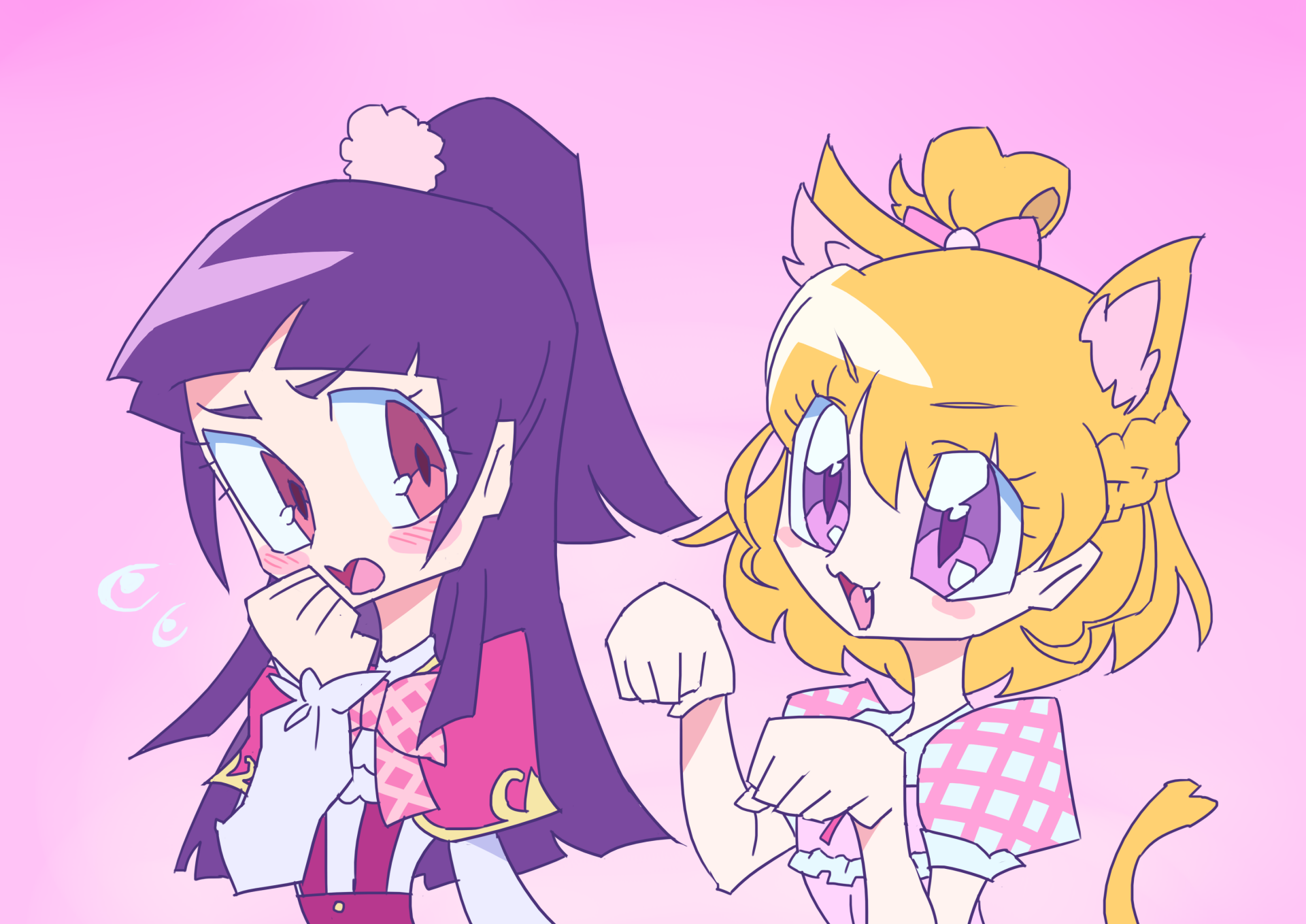 Download Izayoi Riko Asahina Mirai Anime Maho Girls PreCure! HD Wallpaper