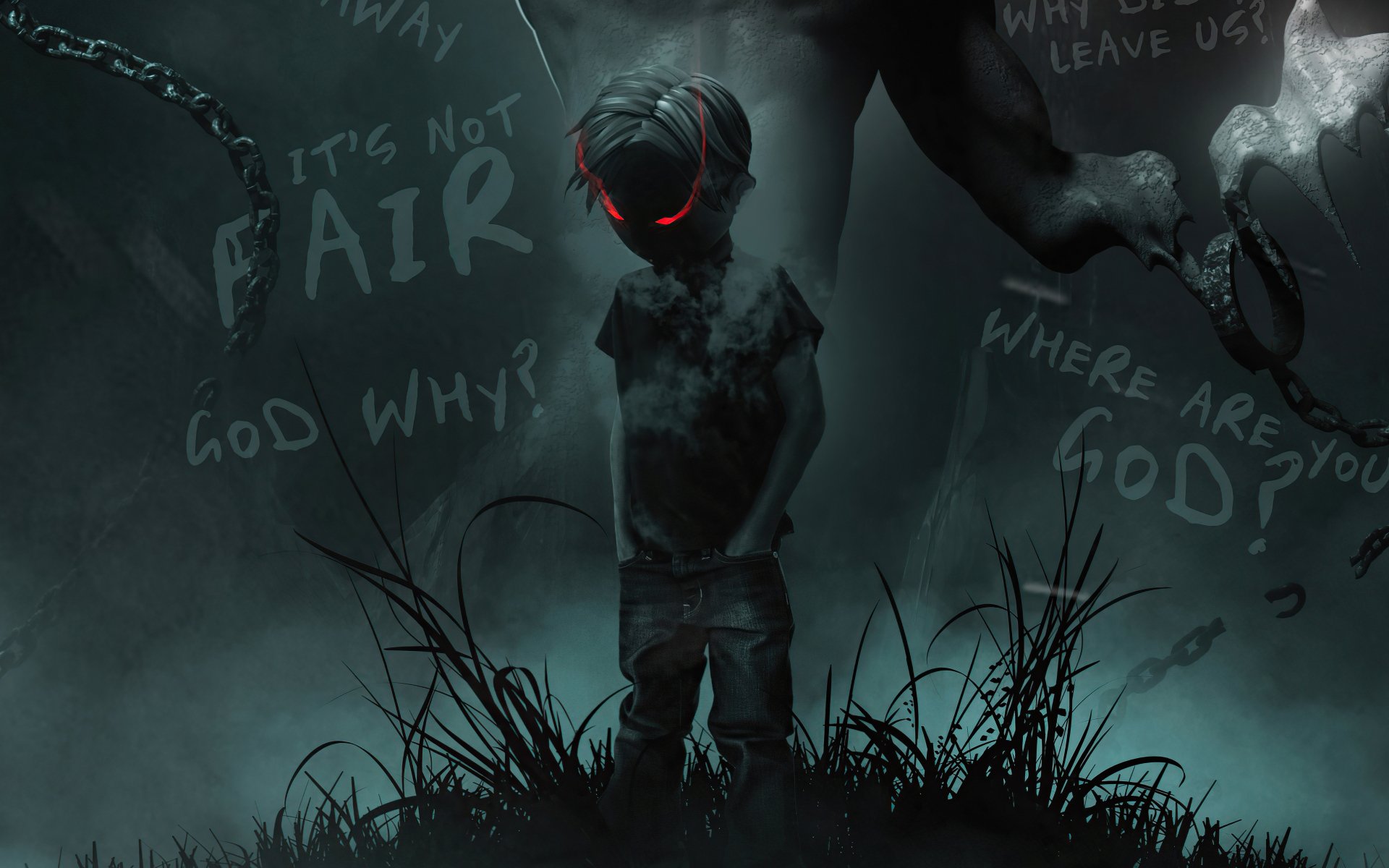 Download Little Boy Child Dark Men 4k Ultra HD Wallpaper by BossLogic