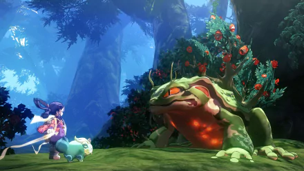 video game Sakuna: Of Rice And Ruin HD Desktop Wallpaper | Background Image