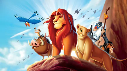 Rafiki (The Lion King) Simba movie The Lion King (1994) HD Desktop Wallpaper | Background Image