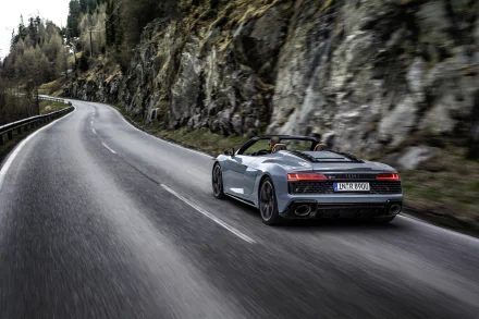 grand tourer vehicle Audi R8 GT Spyder HD Desktop Wallpaper | Background Image
