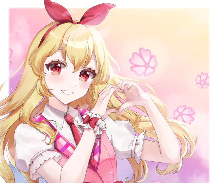 blonde Ichigo Hoshimiya Anime Aikatsu! HD Desktop Wallpaper | Background Image