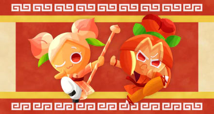 Plum Cookie (Cookie Run) Peach Cookie (Cookie Run) video game Cookie Run: OvenBreak HD Desktop Wallpaper | Background Image