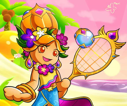 Orange Cookie (Cookie Run) video game Cookie Run: OvenBreak HD Desktop Wallpaper | Background Image