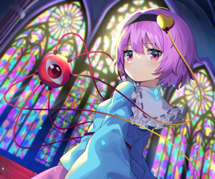 Satori Komeiji Anime Touhou HD Desktop Wallpaper | Background Image