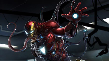 Iron Man Comic Venom HD Desktop Wallpaper | Background Image