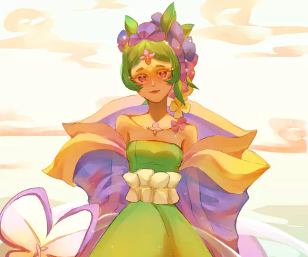Hydrangea Cookie (Cookie Run) video game Cookie Run: OvenBreak HD Desktop Wallpaper | Background Image