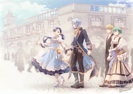 Lutz (Ascendance of a Bookworm) Ferdinand (Ascendance of a Bookworm) Myne (Ascendance of a Bookworm) Turi (Ascendance of a Bookworm) Anime Ascendance of a Bookworm HD Desktop Wallpaper | Background Image