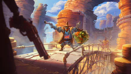 video game SteamWorld Headhunter HD Desktop Wallpaper | Background Image