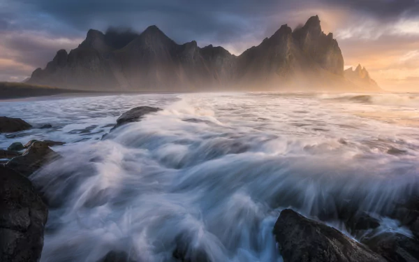 nature Vestrahorn HD Desktop Wallpaper | Background Image