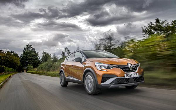 SUV Renault Captur E-TECH Hybrid R.S. Line vehicle Renault Captur HD Desktop Wallpaper | Background Image