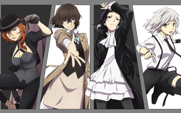 Download Ryūnosuke Akutagawa Atsushi Nakajima Anime Bungou Stray Dogs ...