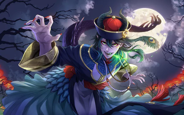 Malleus Draconia video game Twisted Wonderland HD Desktop Wallpaper | Background Image