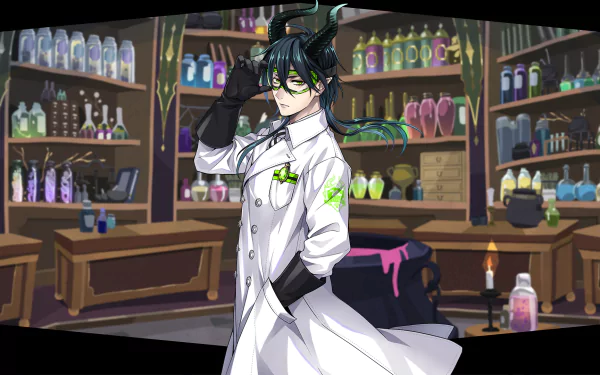 Malleus Draconia video game Twisted Wonderland HD Desktop Wallpaper | Background Image