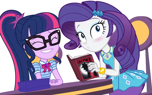 Rarity (My Little Pony) Sci-Twi (My Little Pony) TV Show My Little Pony: Equestria Girls HD Desktop Wallpaper | Background Image