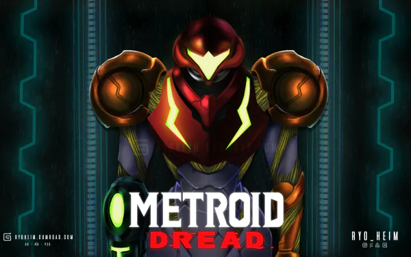 Samus Aran video game Metroid Dread HD Desktop Wallpaper | Background Image