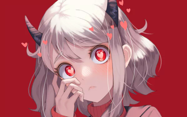 Modeus (Helltaker) video game Helltaker HD Desktop Wallpaper | Background Image