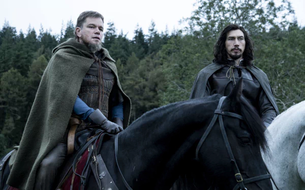Matt Damon Adam Driver movie The Last Duel HD Desktop Wallpaper | Background Image