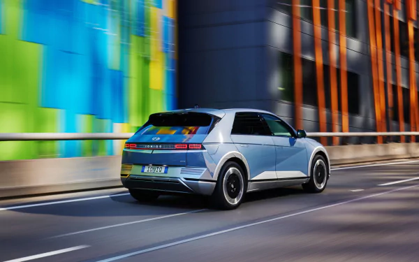 SUV vehicle Hyundai IONIQ 5 HD Desktop Wallpaper | Background Image