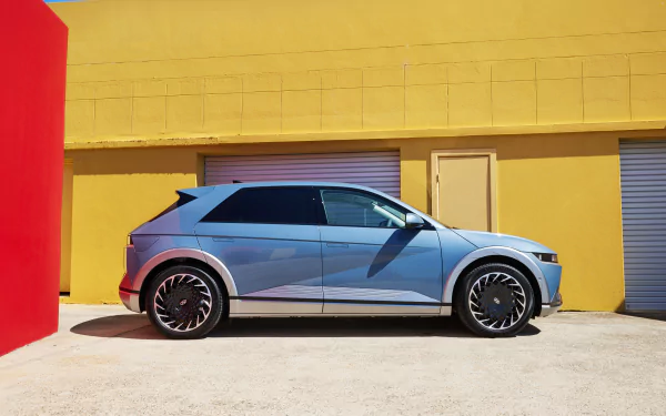 SUV vehicle Hyundai IONIQ 5 HD Desktop Wallpaper | Background Image