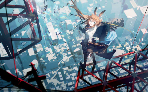 Amiya (Arknights) video game Arknights HD Desktop Wallpaper | Background Image