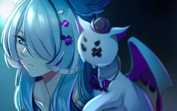 Nijisanji Elira Pendora Anime Virtual Youtuber HD Desktop Wallpaper | Background Image