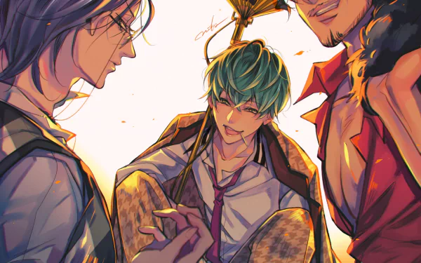 Rosho Tsutsujimori Sasara Nurude Rei Amayado Anime Hypnosis Mic HD Desktop Wallpaper | Background Image