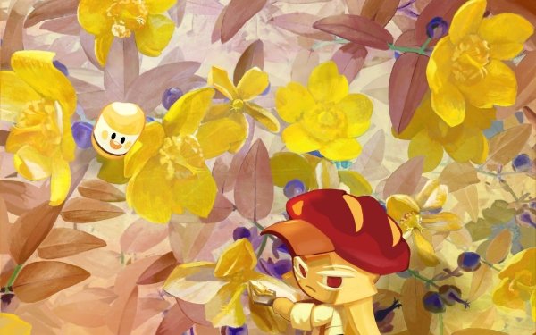 Video Game Cookie Run: OvenBreak Cookie Run Butter Pretzel Cookie HD Wallpaper | Background Image