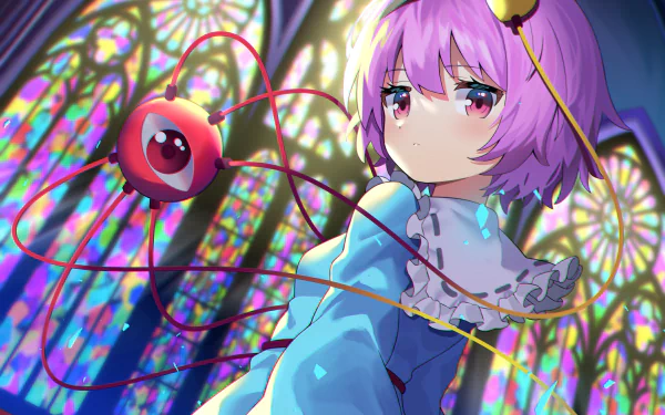 Satori Komeiji Anime Touhou HD Desktop Wallpaper | Background Image