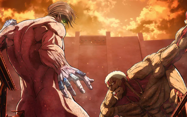 Eren Yeager Armored Titan Anime Attack on Titan HD Desktop Wallpaper | Background Image