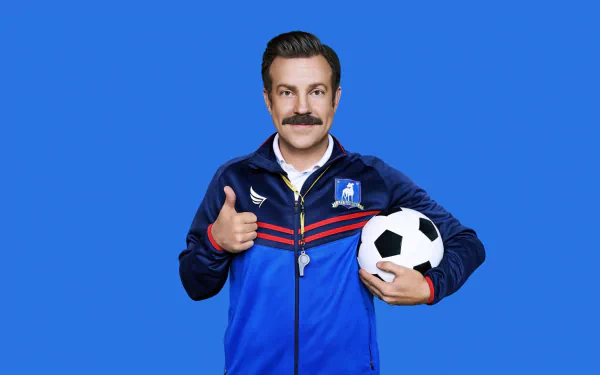 Jason Sudeikis TV Show Ted Lasso HD Desktop Wallpaper | Background Image
