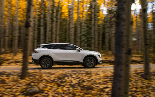 SUV vehicle Kia Sportage SX HD Desktop Wallpaper | Background Image