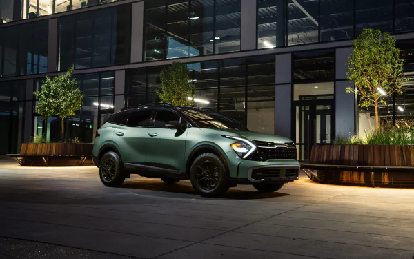 SUV vehicle Kia Sportage X-Pro HD Desktop Wallpaper | Background Image