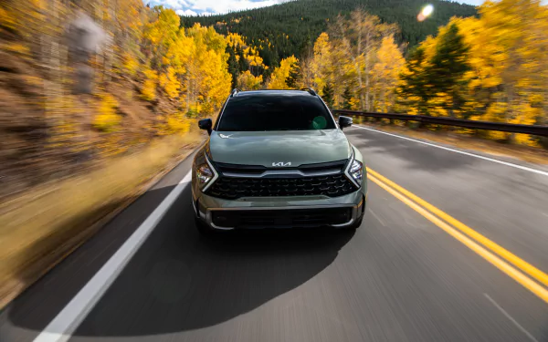 SUV vehicle Kia Sportage X-Pro HD Desktop Wallpaper | Background Image